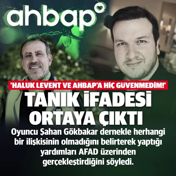 Yardımlarımı AFAD'a yaptım Haluk Levent'e hiç güvenmedim