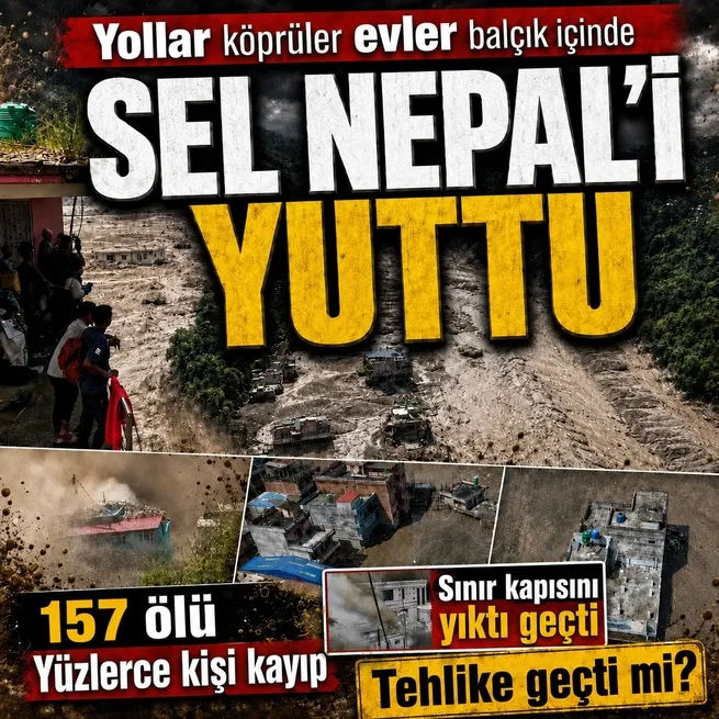 Nepal'de büyük felaket
