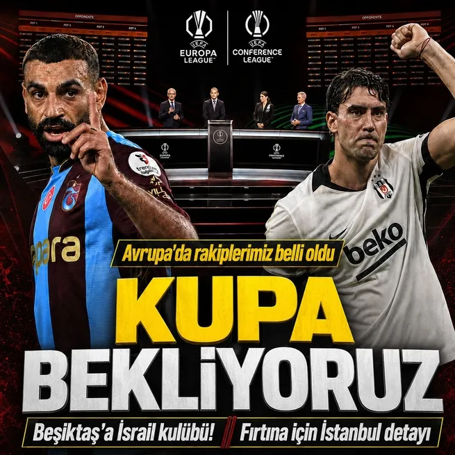 Türk futbolunun temsilcileri Beşiktaş ve Trabzonspor'un