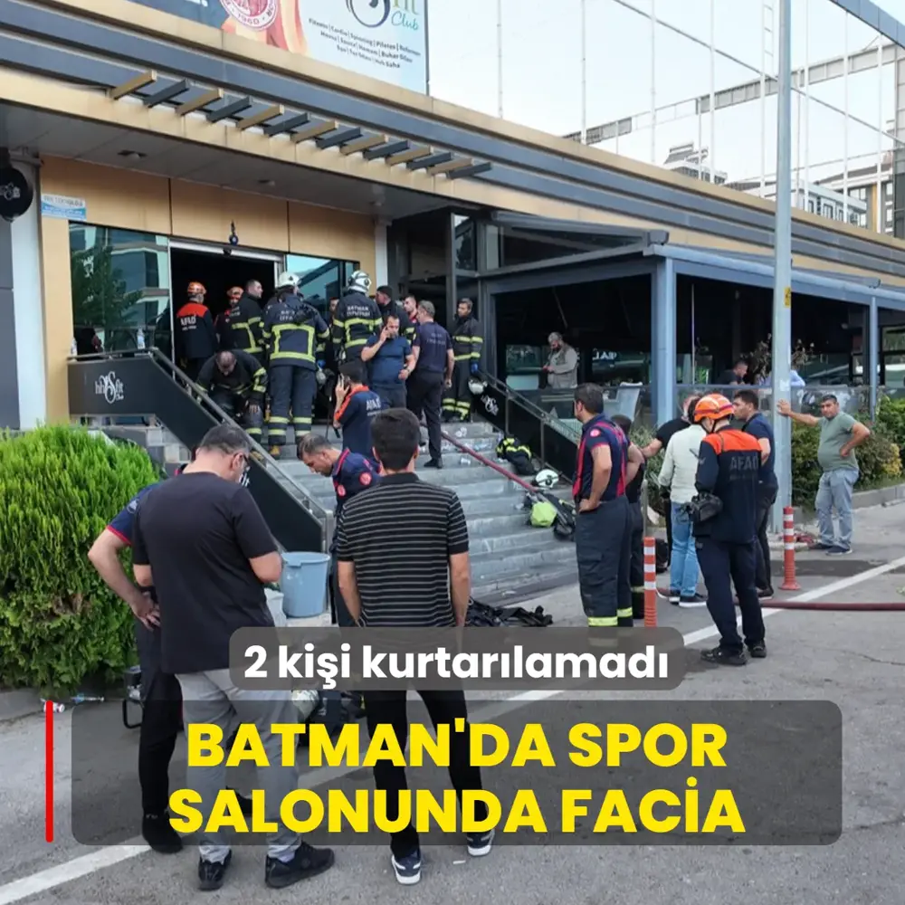 Batman'da spor salonunda facia