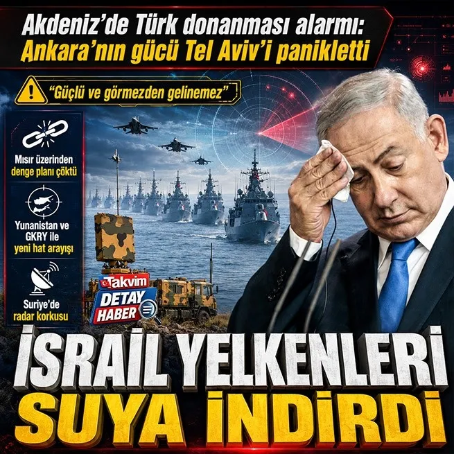İsrail’de Türk donanması alarmı