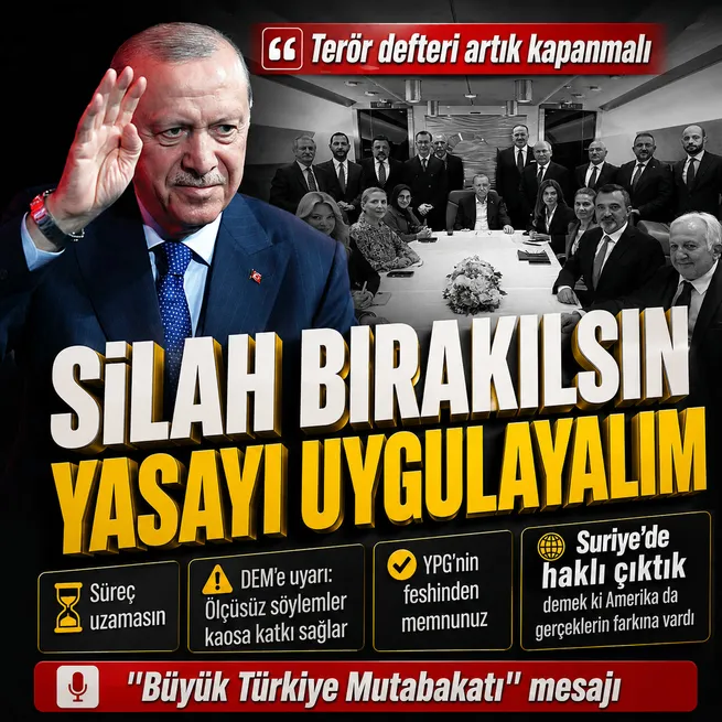 Başkan Erdoğan'dan
