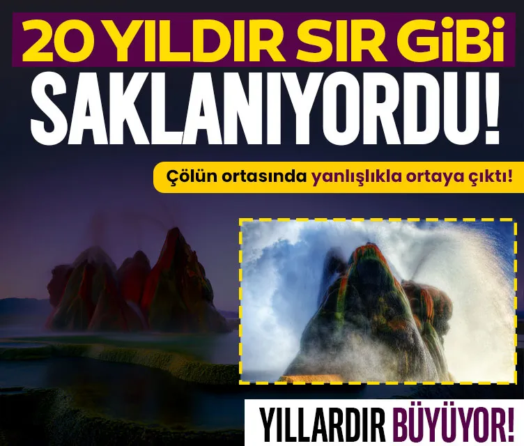 ABD'nin Nevada eyalet sınırlarında bulunan Black Rock Çölü'nde