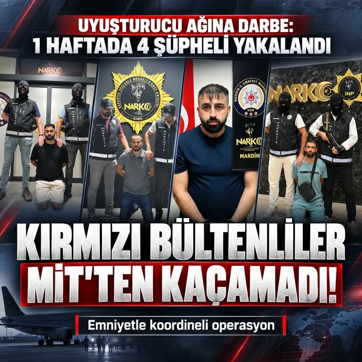 MİT'ten uyuşturucu operasyonları