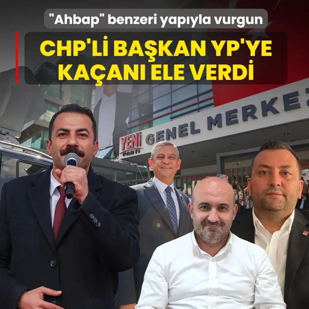 CHP'li başkan YP'ye kaçanı ele verdi