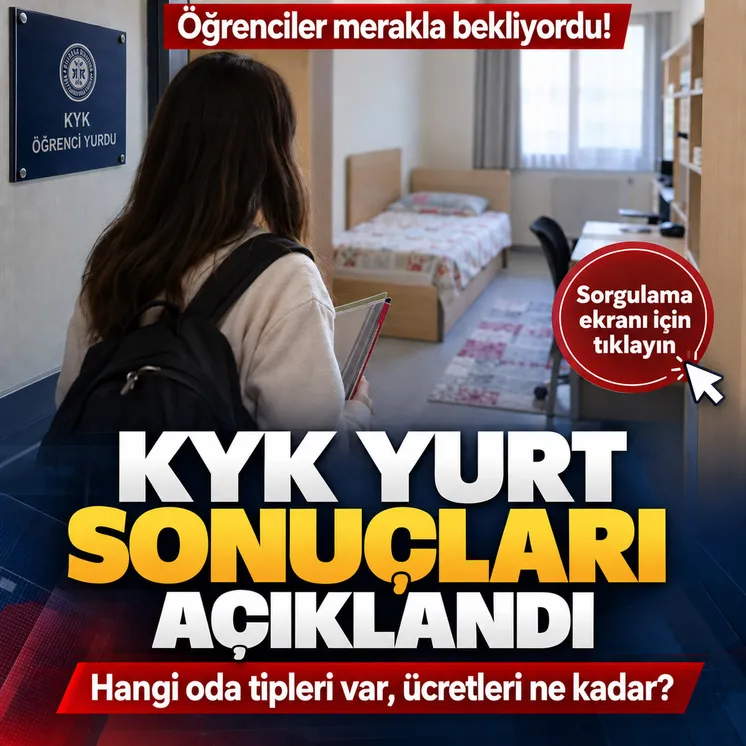 2026-2027 KYK yurt sonuçları açıklandı