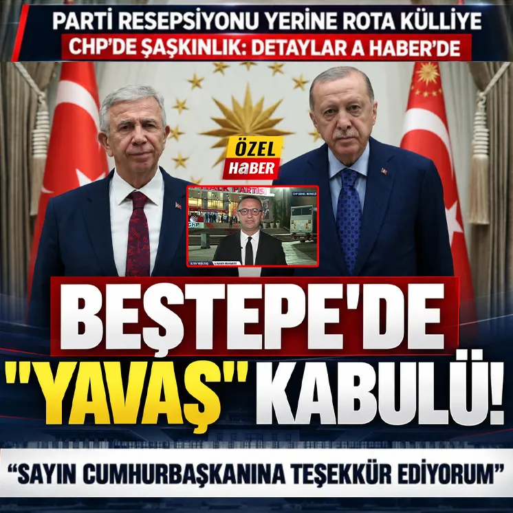 Başkan Erdoğan'dan önemli kabul
