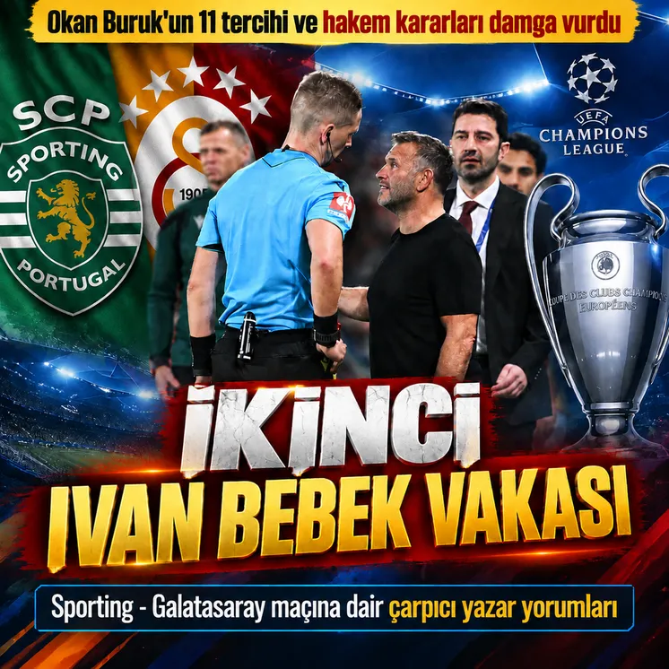 Galatasaray Sporting'e karşı 3-1 kaybetti