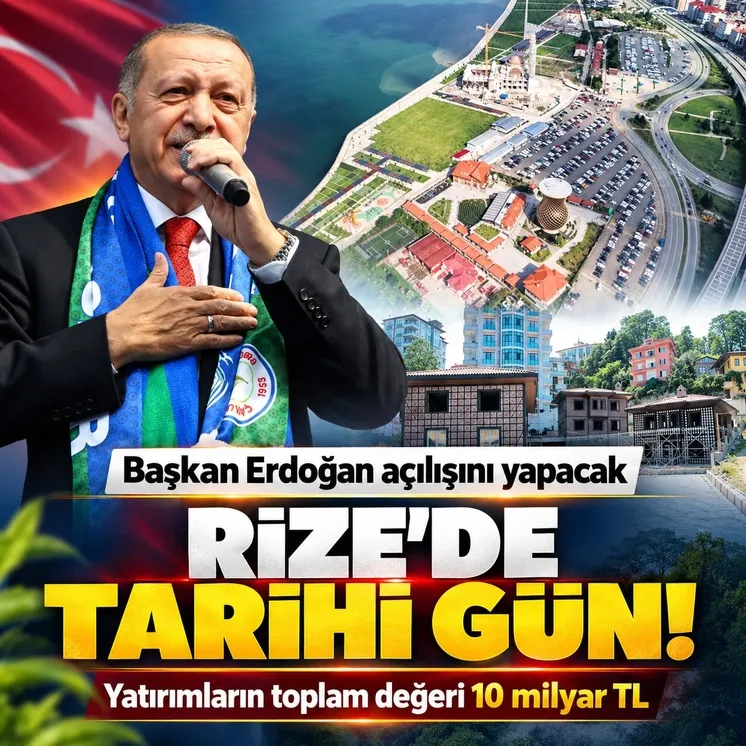 Başkan Erdoğan açılışını yapacak