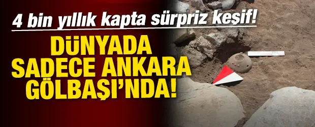 Ankara’nın Gölbaşı ilçesindeki 5 bin yıllık Hatti ve Hitit kenti Külhöyük’te yürütülen kazılarda