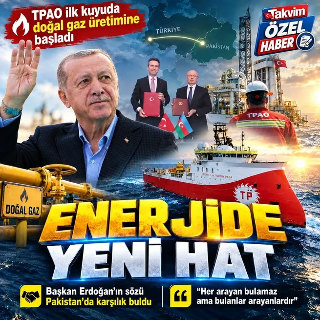 TPAO, Pakistan'da yüzde 15 ortak olduğu Sukhpur-II sahasında doğal gaz üretimine başladı