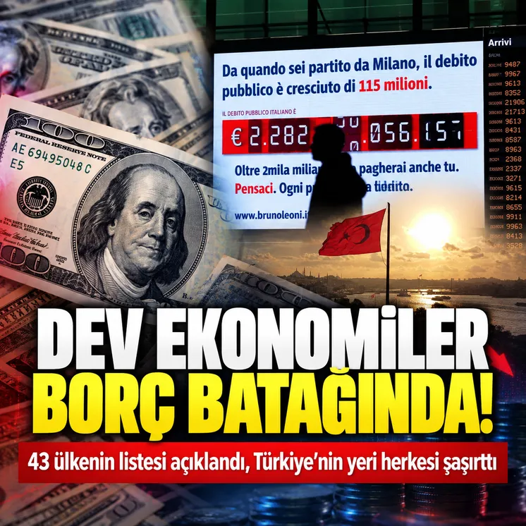 43 ekonominin borç sıralaması açıklandı