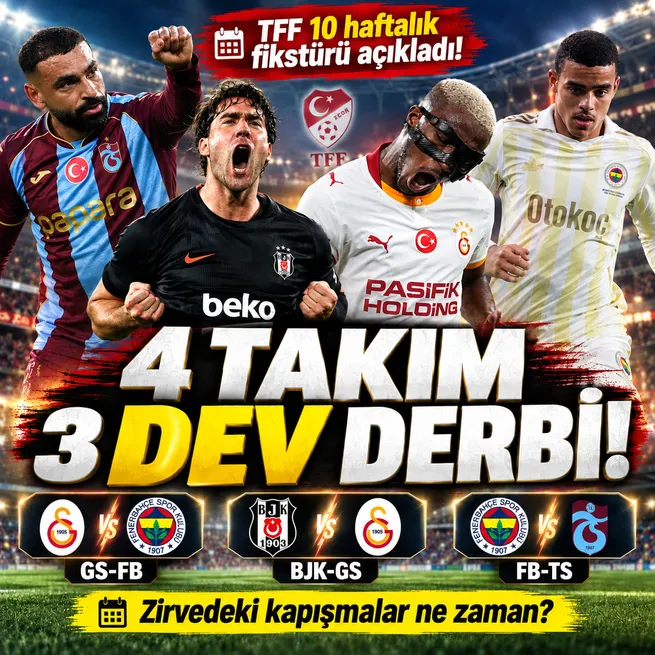 Galatasaray-Fenerbahçe derbisinin tarihi belli oldu