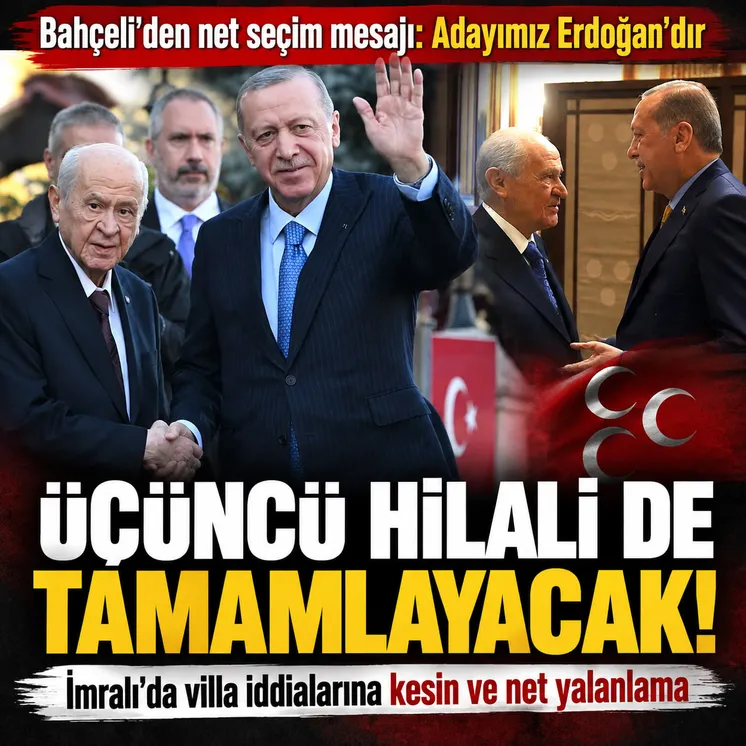 Seçimde adayımız Recep Tayyip Erdoğan'dır