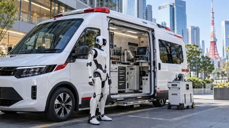 Japonya robotlara özel ambulans üretti