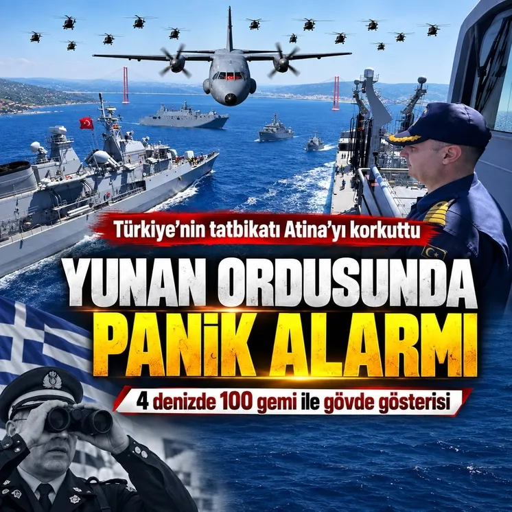 Türkiye’nin tatbikatı Atina’yı korkuttu