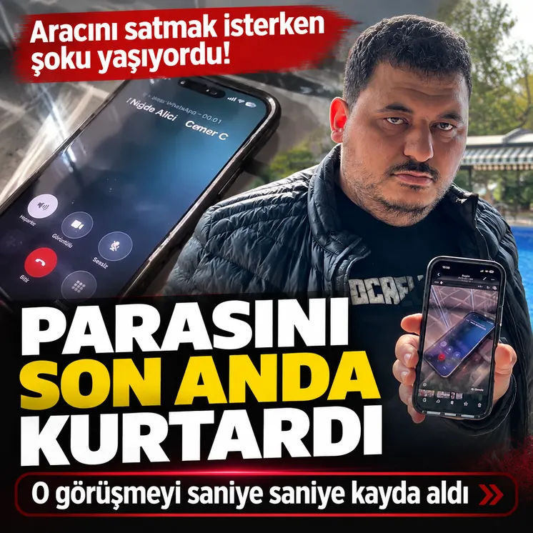 Kocaeli'de aracını satmak isteyen Bahadır Bostan