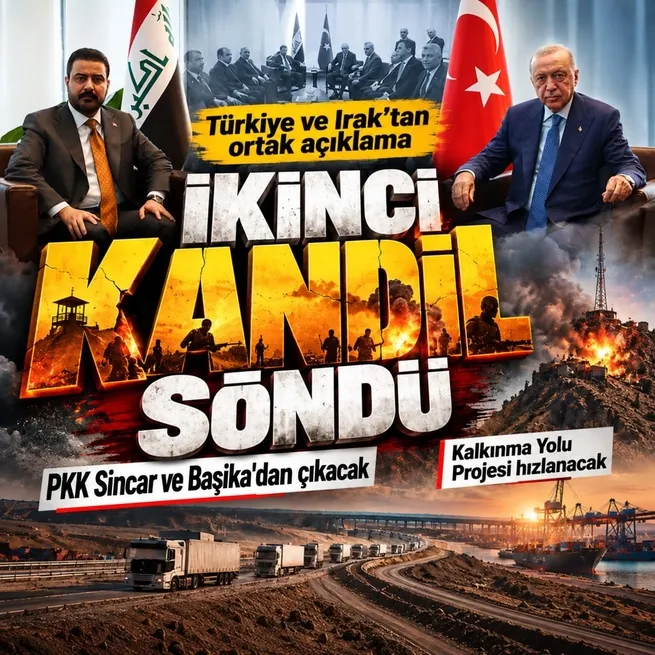 Başkan Recep Tayyip Erdoğan ile Irak Başbakanı Ali Zeydi