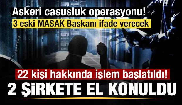 İstanbul'da “siyasal veya askeri casusluk” operasyonu