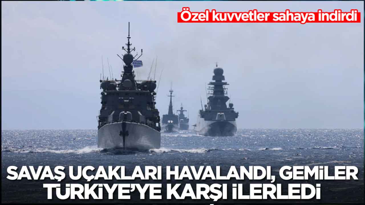 Türkiye'ye karşı silahlanan ve olası savaşın provalarını gerçekleştiren Yunanistan