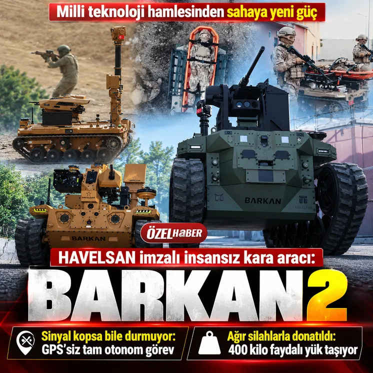 HAVELSAN imzalı insansız kara aracı