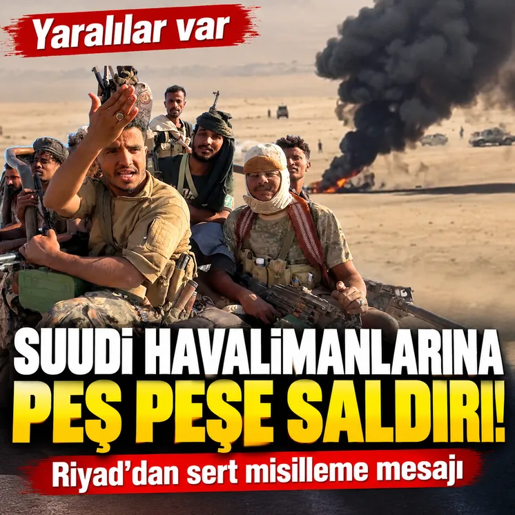 Suudi Arabistan’da iki havalimanına saldırı