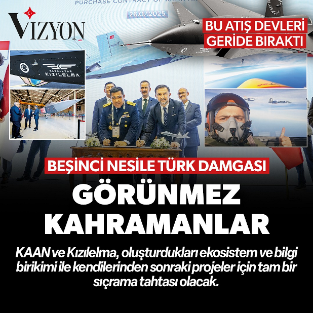 Safkan beşinci nesil savaşçı KAAN