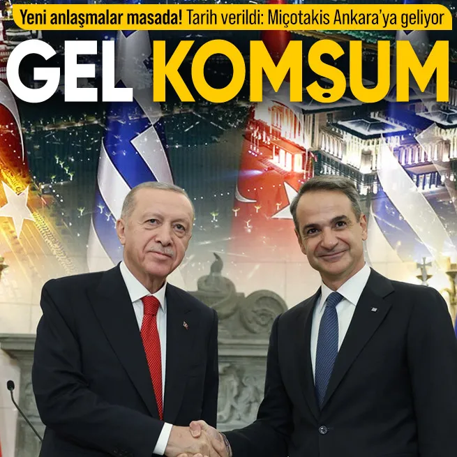 Başkan Erdoğan ve Miçotakis Ankara'da bir araya geldi