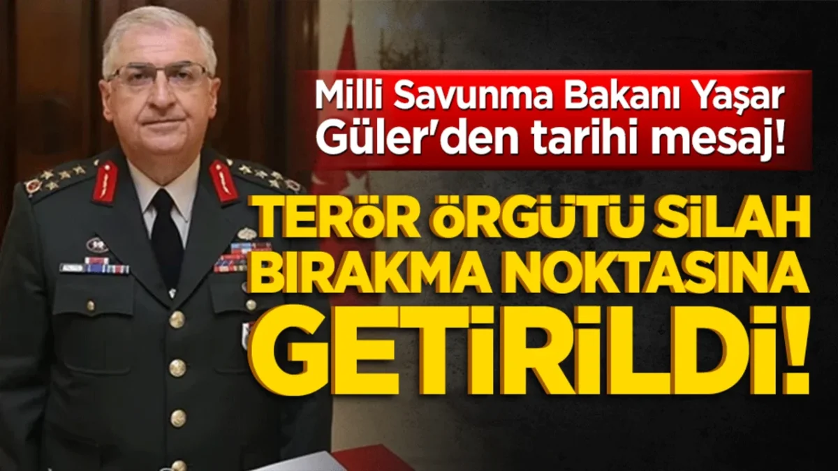 erörsüz Türkiye" hedefine çok yaklaşıldığını belirten Güler, hain terör örgütünün artık bitme noktasına geldiğini vurguladı