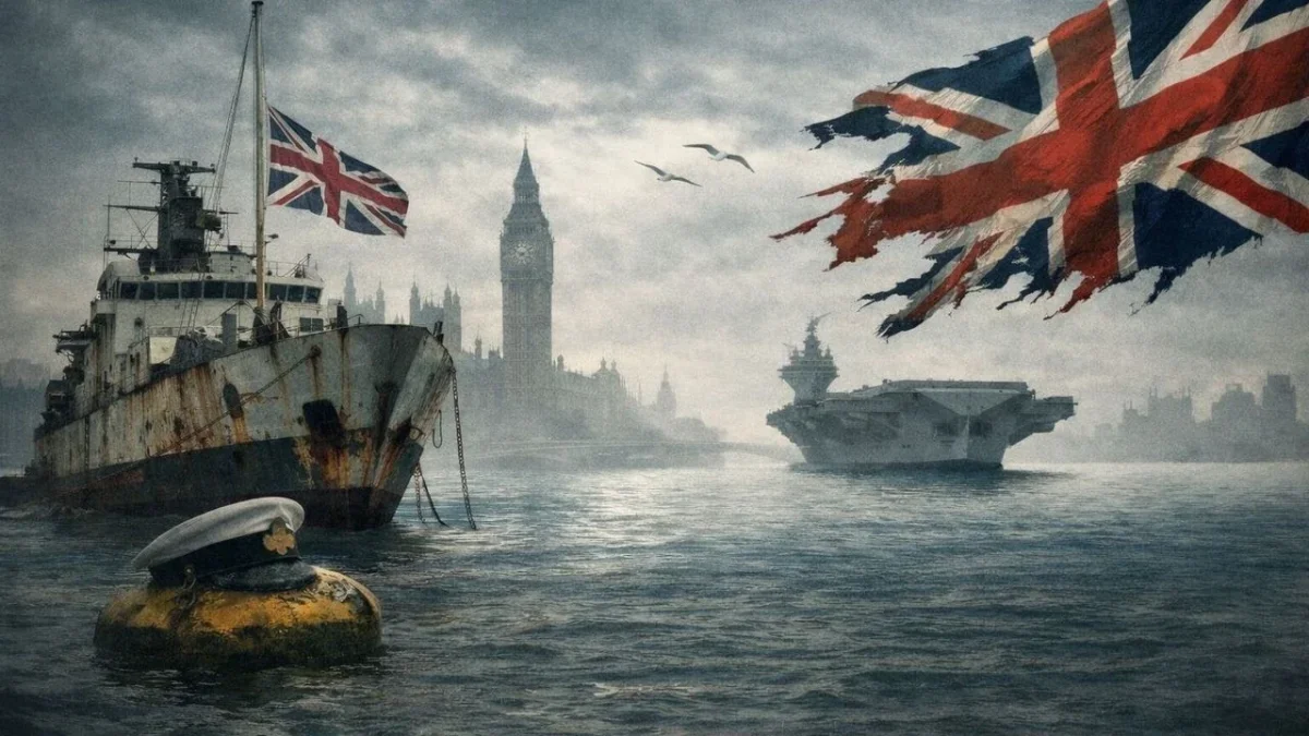 Birleşik Krallık, 16. yüzyıldan itibaren millî güvenliğinin temelini oluşturan deniz gücü üstünlüğünü fiilen kaybetmiş görünüyor