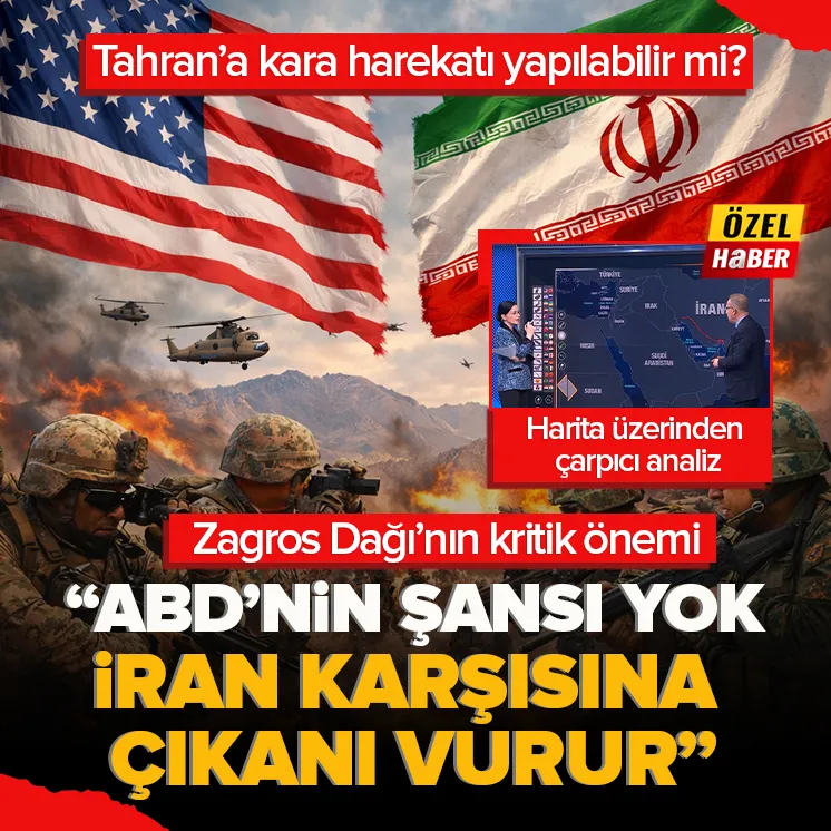 Zagros Dağları'nın bu alanı ciddi bir engel