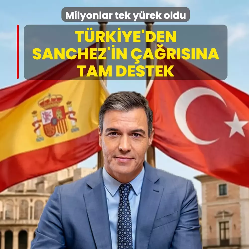 Sanchez, "Bu yönde devam edeceğiz ve pes etmeyeceğiz. Daha yüksek ve açık bir şekilde 'savaşa hayır' ve 'barış' diyoruz