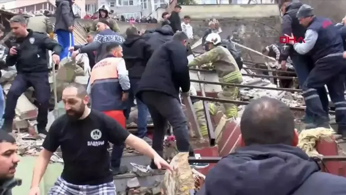 İstanbul Fatih'te doğalgaz patladı