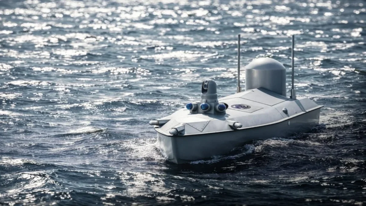 Test senaryosunda PİRANA ilk aşamada TCG ANADOLU üzerindeki komuta kontrol istasyonundan yönetildi