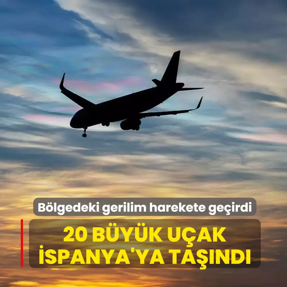 İspanya'ya taşınan uçakların çoğunun, filosunun