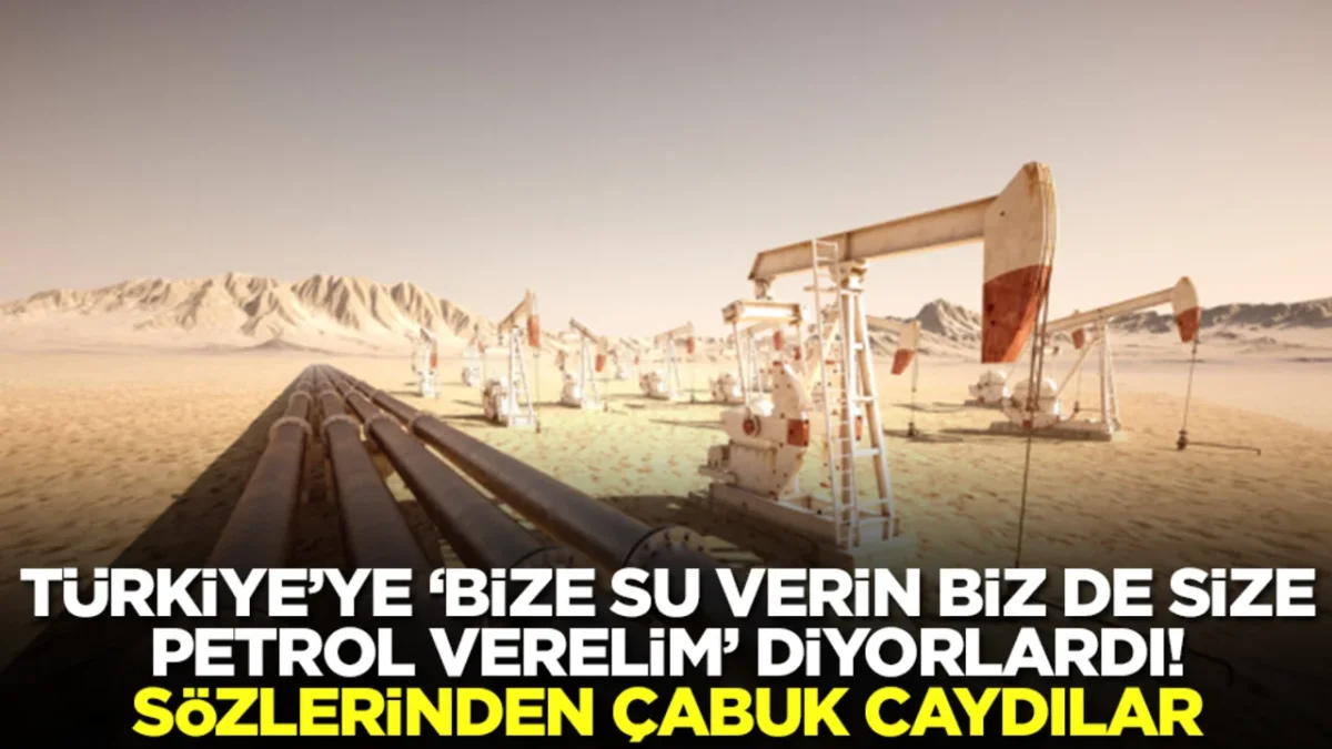 Sözlerinden çabuk caydılar