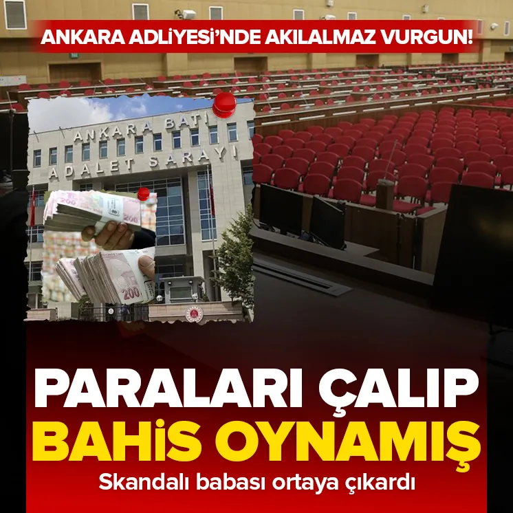 Ankara Adliyesi’nde görevli bir zabıt kâtibin
