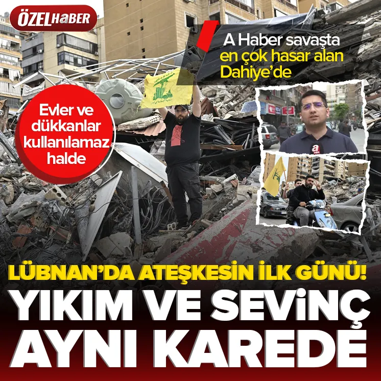 Şu anda ateşkesin ilk sabahındayız ve bu kutlamaların hemen sonrasındayız