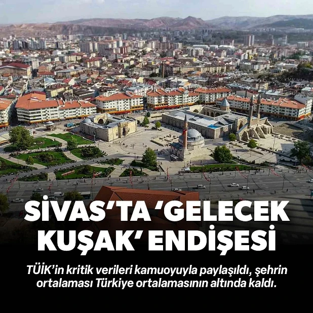 TÜİK’ten derlenen verilere göre Sivas’ta 2024 yılında 145 bin 613 olan çocuk nüfus sayısı