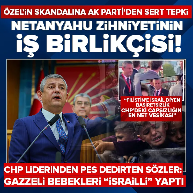 Özgür Özel'den büyük skandal