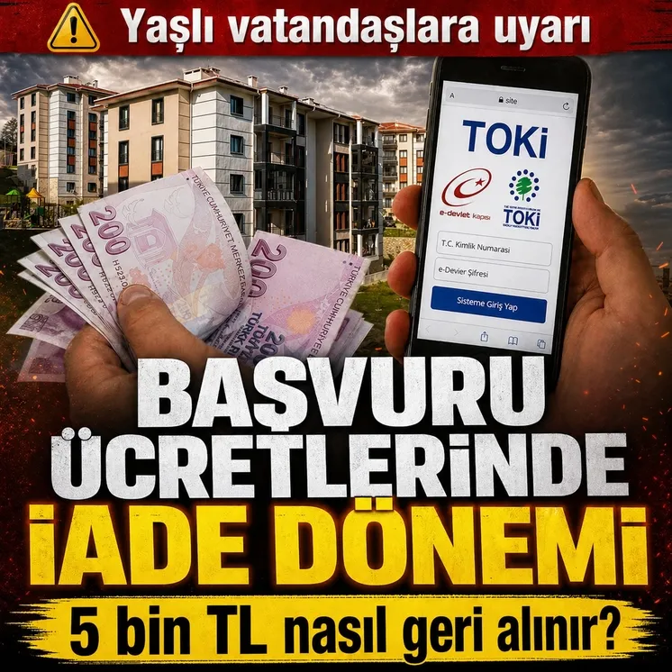TOKİ başvuru ücretleri iade ediliyor