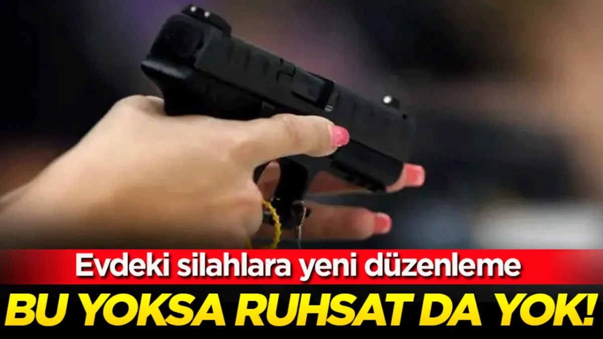 Planlanan yeni düzenleme ile silah sahiplerine