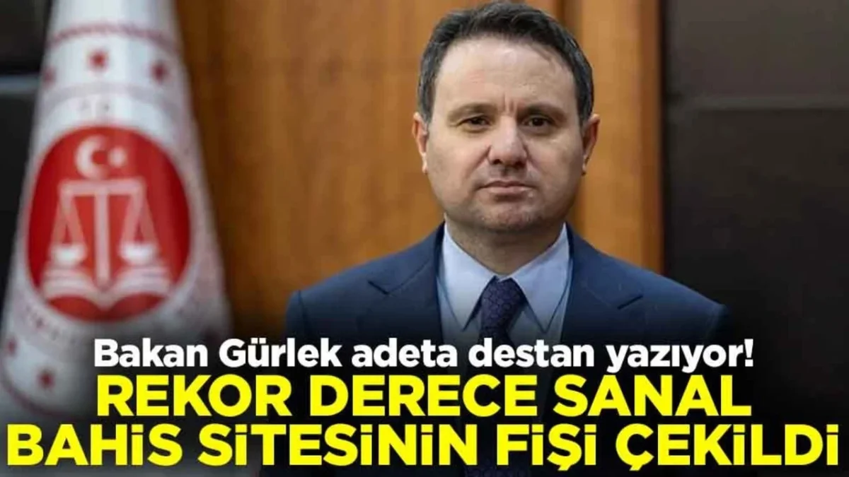 Adalet Bakanı Akın Gürlek, adeta destan yazıyor