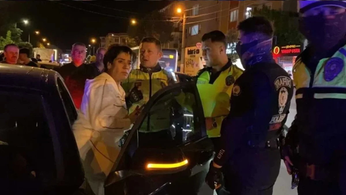 Kadın sürücüye rekor ceza