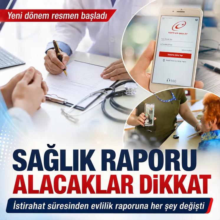 Sağlık raporu alacaklar dikkat