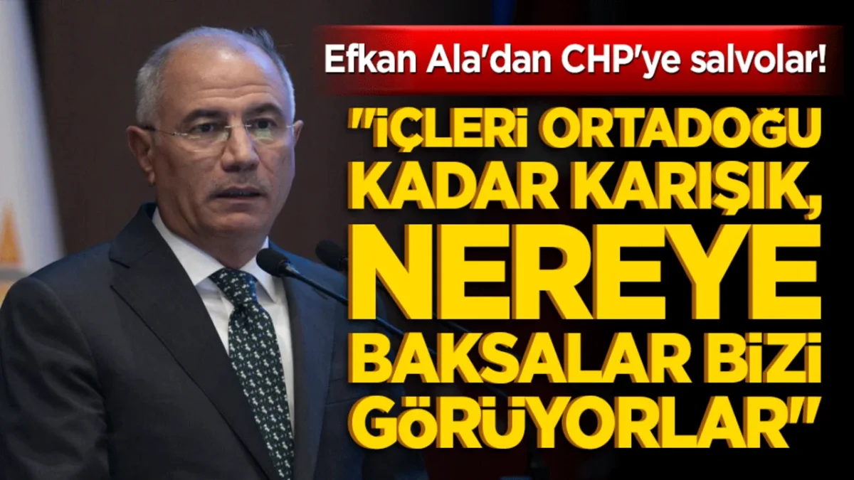 İ&ccedil;leri Ortadoğu kadar karışık, nereye baksalar bizi g&ouml;r&uuml;yorlar!"