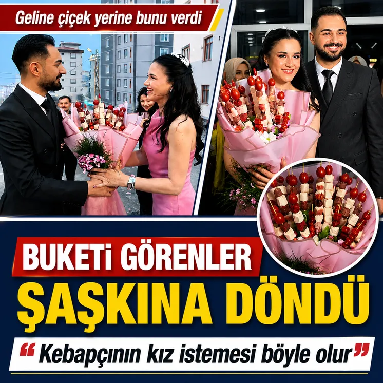 Gelin adayının şaşkınlığını gizleyemedi