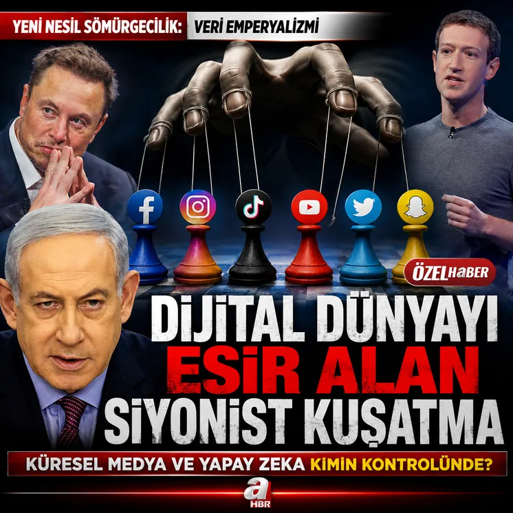 Dijital d&uuml;nyayı esir alan Siyonist kuşatma