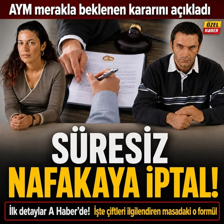 S&uuml;resiz nafaka uygulaması sona erdi