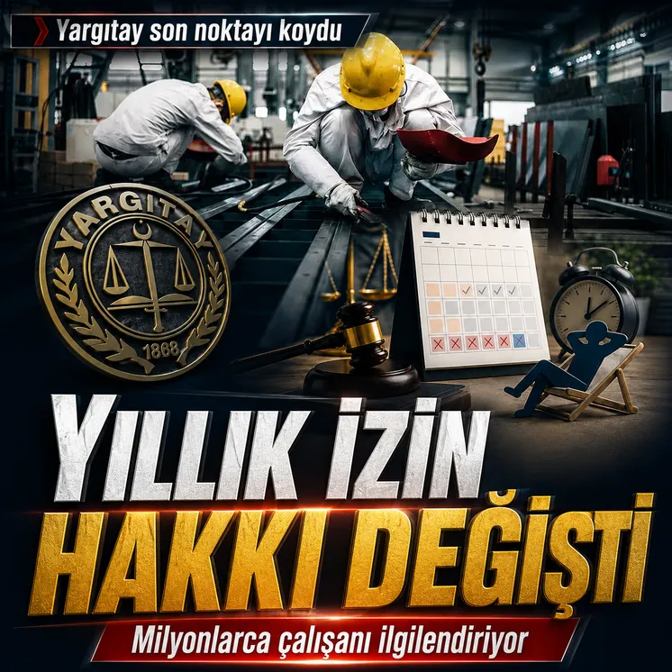 Yargıtay'dan yıllık izin kararı